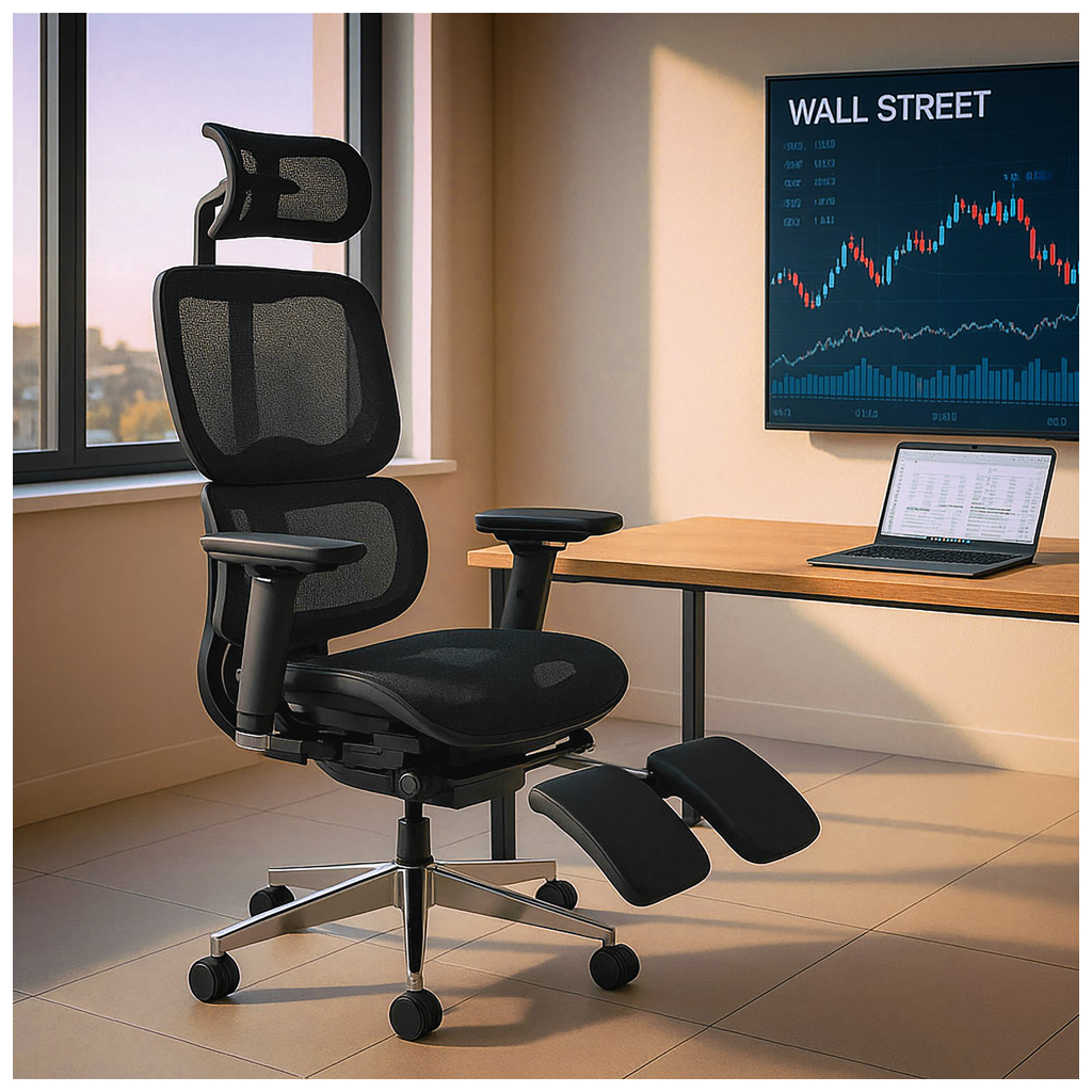 Офісне крісло Mealux D2 Air Plus Black (HF-D2 Plus M/B) - зображення 11