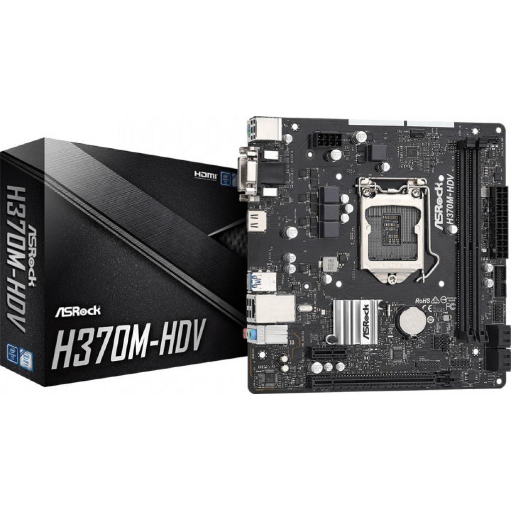 Материнська плата ASRock H370M-HDV - зображення 1
