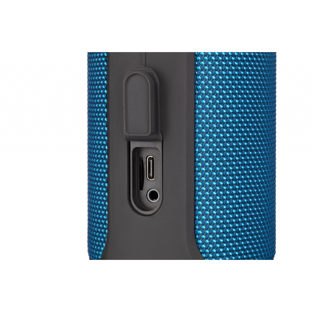 Акустична система 2E SoundXTube TWS MP3 Wireless Waterproof Blue (2E-BSSXTWBL) - зображення 7