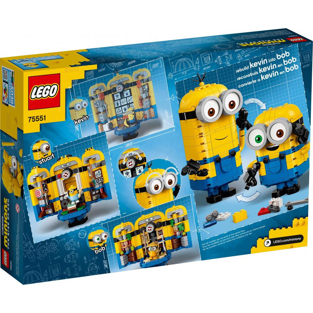 Конструктор LEGO Minions Фігурки міньйонів та їхній будинок 876 деталей (75551) - зображення 8
