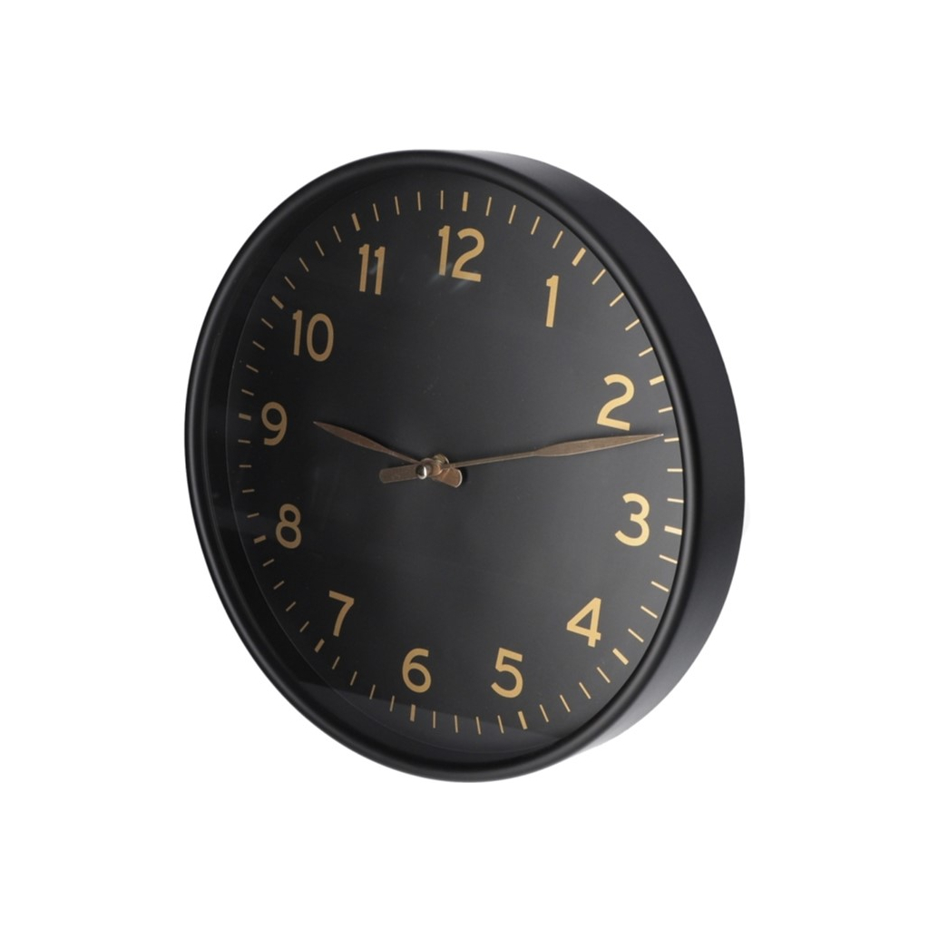 Настінний годинник Optima ELEGANT, чорний/золото (O52114) - зображення 2