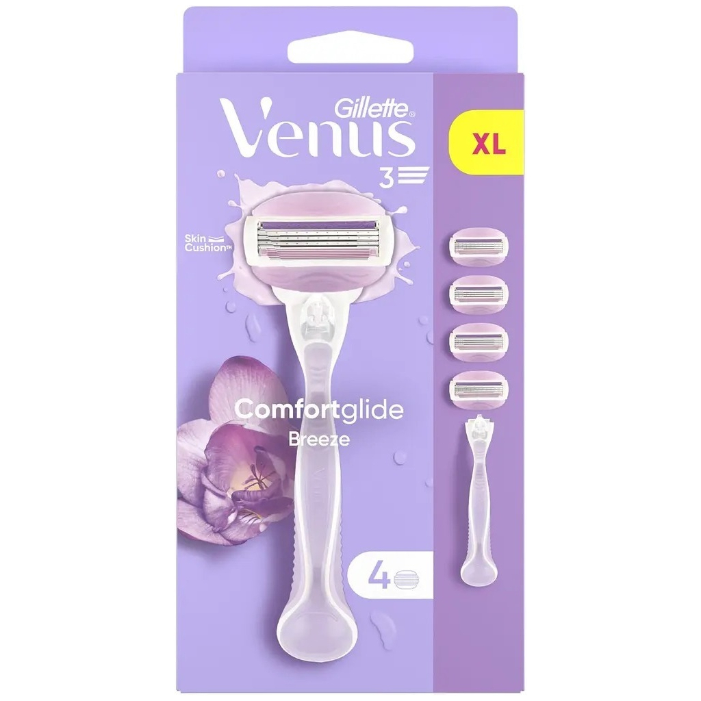 Бритва Gillette Venus ComfortGlide Breeze з 4 змінними картриджами (8700216895538) - изображение 2