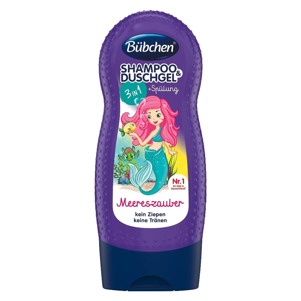 Дитячий шампунь Bubchen 2 в 1 Русалонька 230 мл (7640203240549_ 12365201) - зображення 1