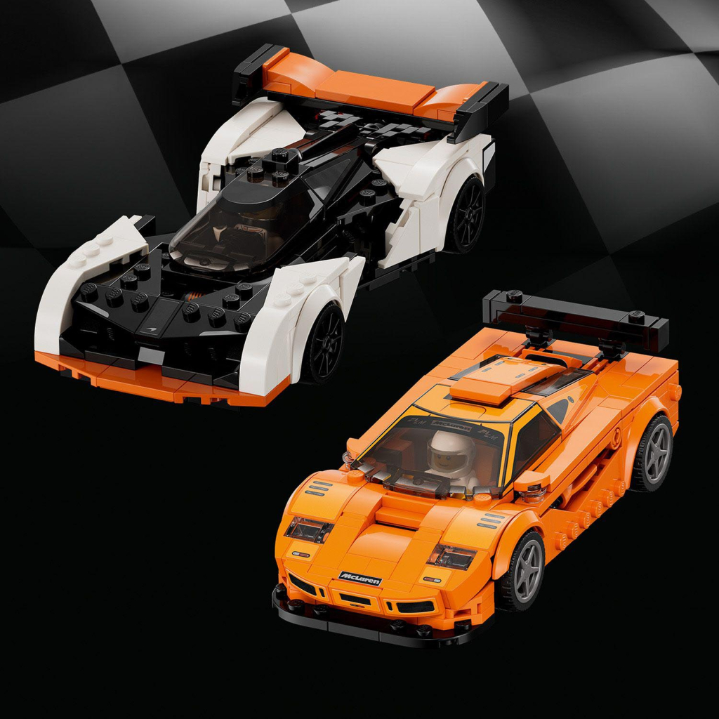 Конструктор LEGO Speed Champions McLaren Solus GT і McLaren F1 LM 581 деталь (76918) - зображення 3