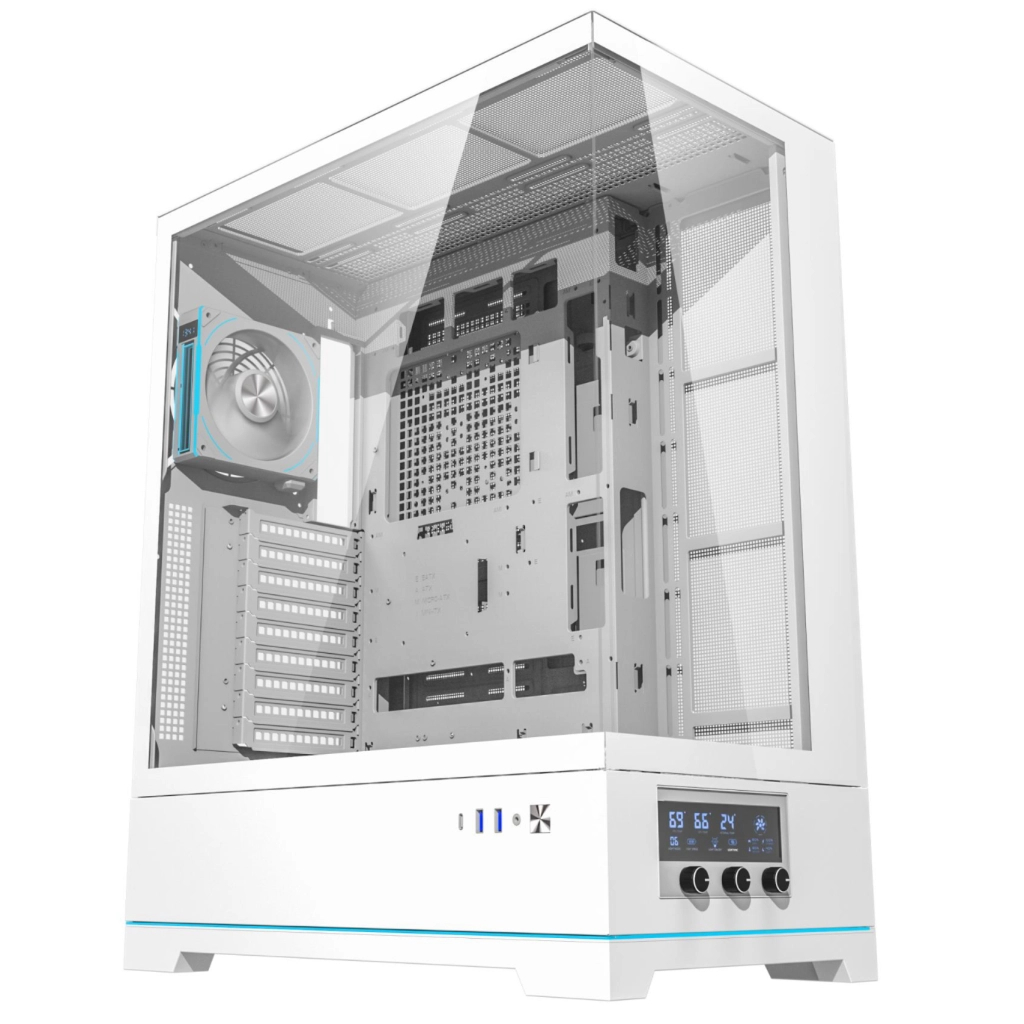 Корпус для ПК DARKFLASH DY451L PRO WHITE - зображення 1