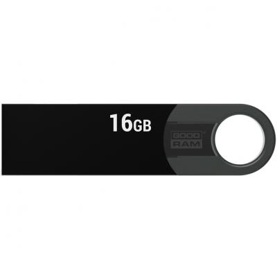 USB флеш накопичувач Goodram 16GB URA2 Black USB 2.0 (URA2-0160K0R11) - зображення 1