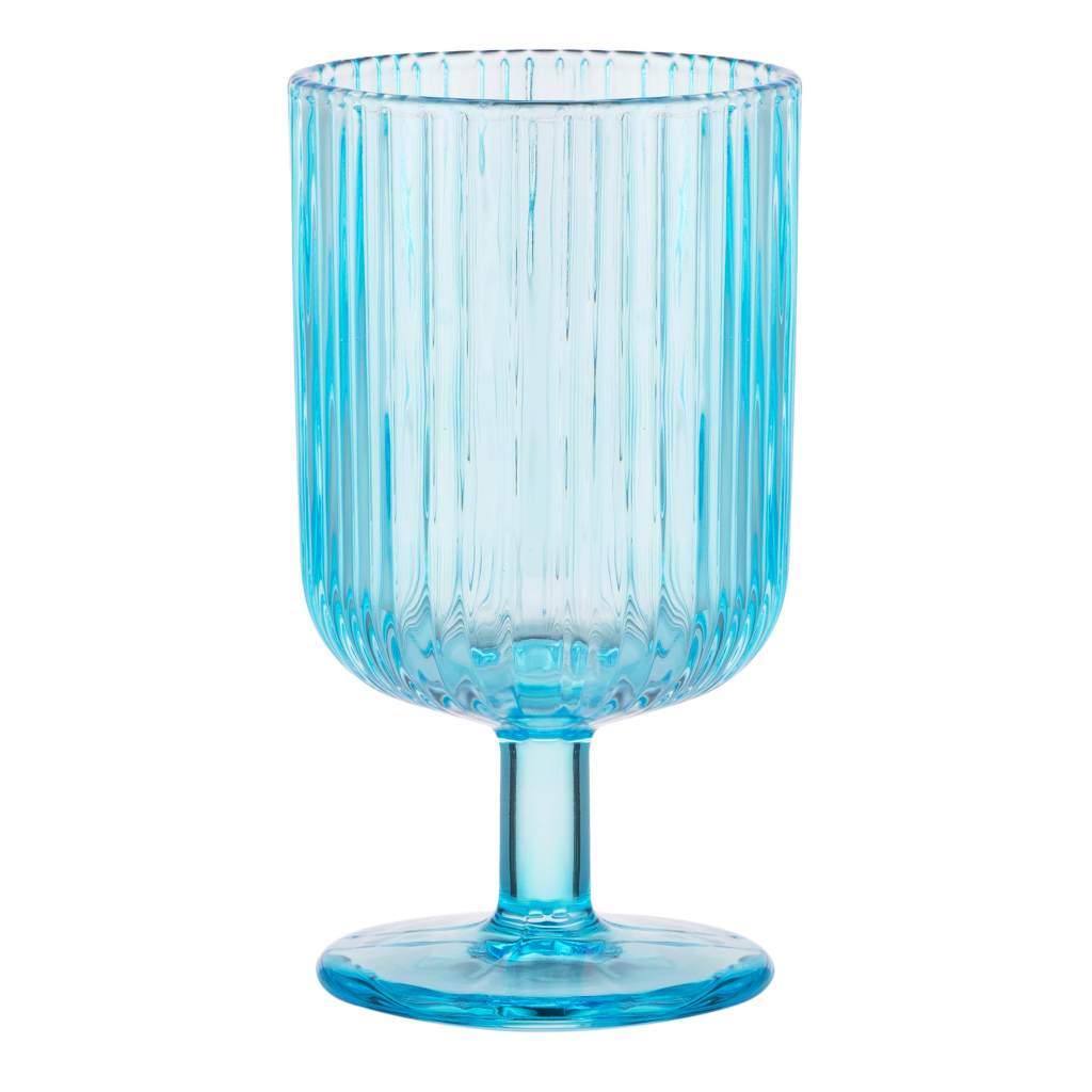 Набір келихів Ardesto 300мл, 2шт, скло, блакитний (AR2630GBL) - изображение 3
