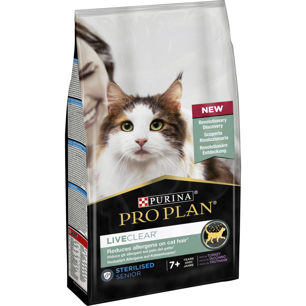 Сухий корм для кішок Purina Pro Plan LiveClear для стерилізованих котів старше 7 років 1.4 кг (7613287232731) - зображення 1
