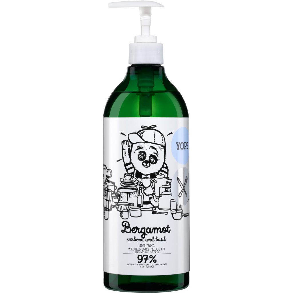 Засіб для ручного миття посуду Yope Bergamot, Verbena and Basil 750 мл (5906874565292) - зображення 1