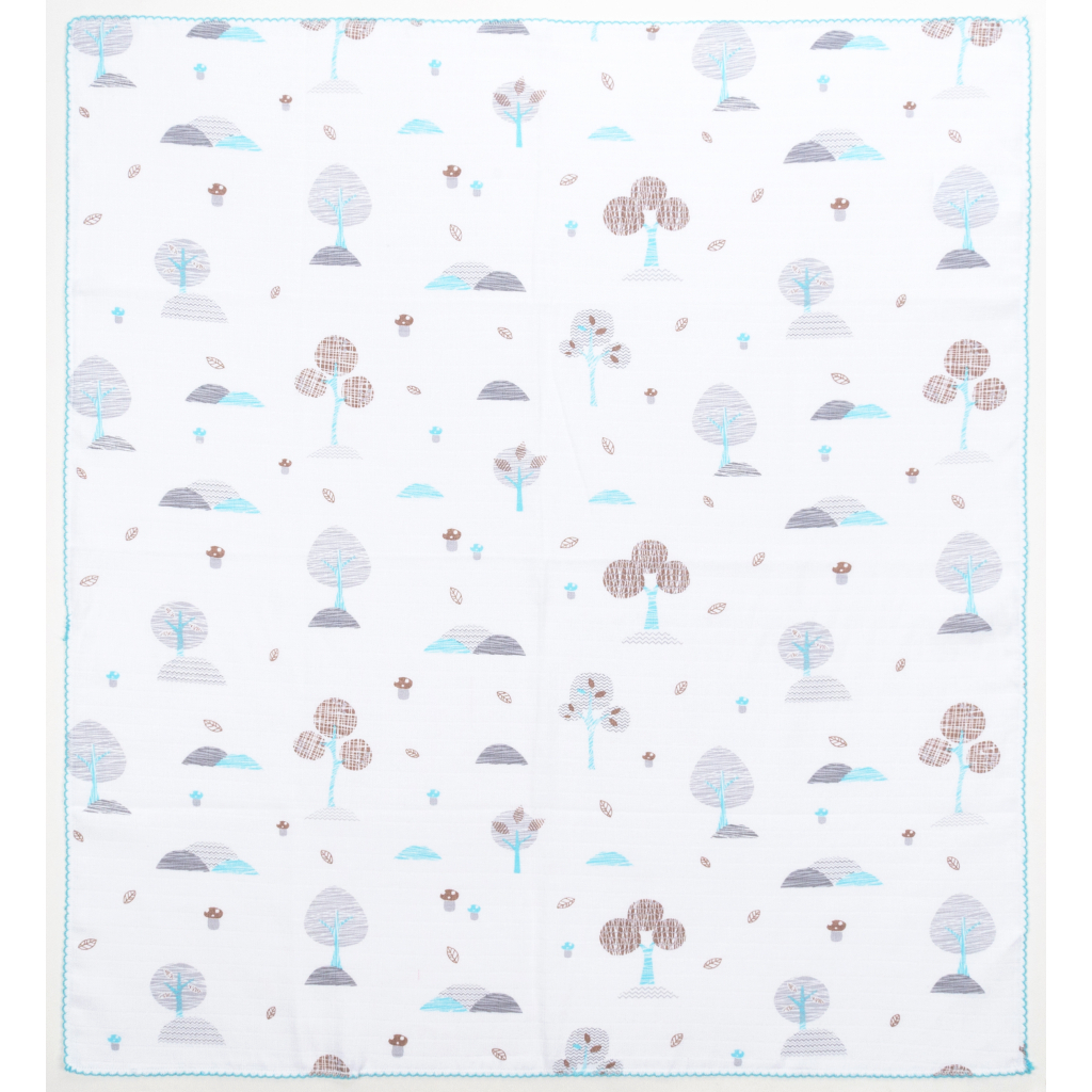 Пелюшки для малюків Breeze муслінова (BTS-526-blue) - зображення 3