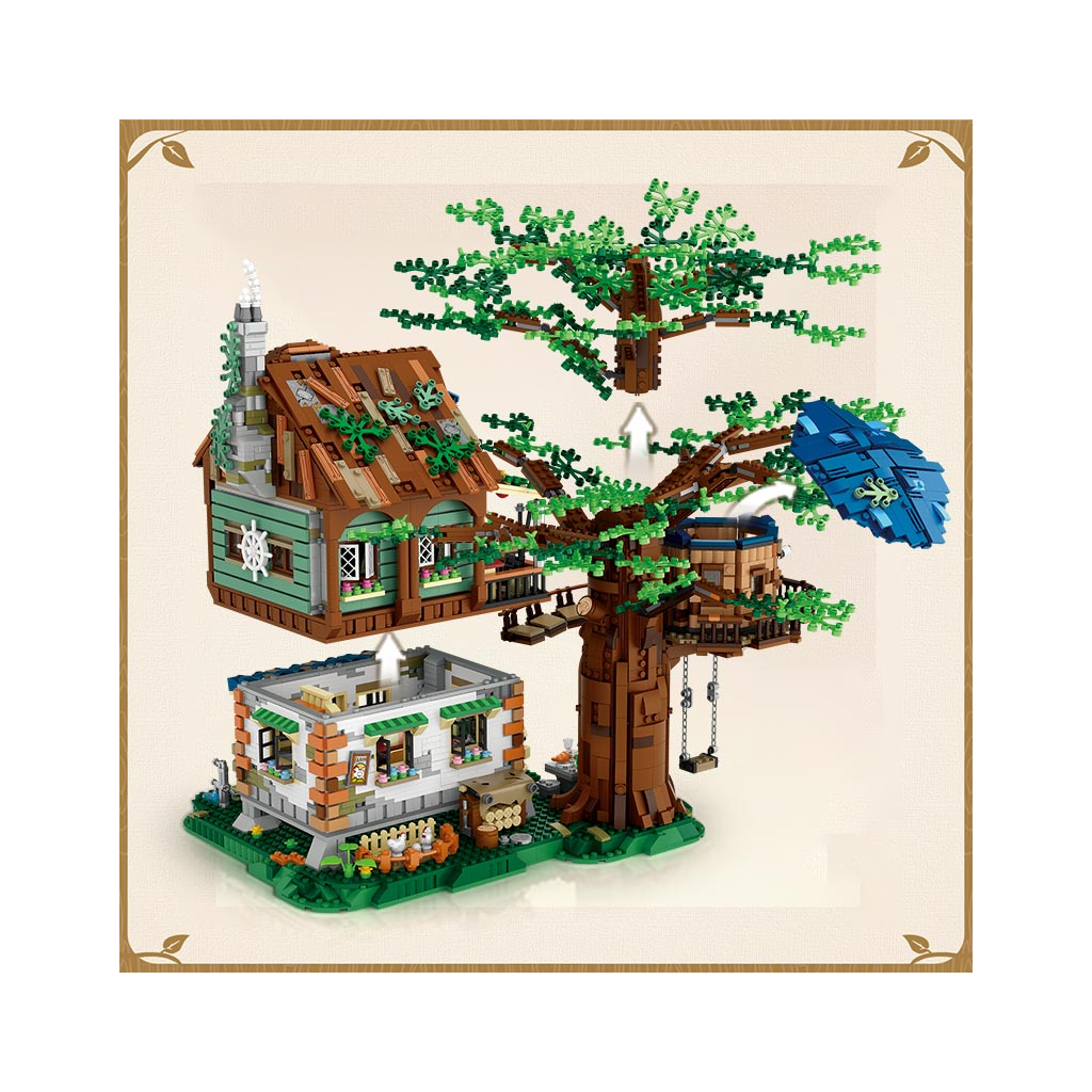 Конструктор LOZ mini Будинок на дереві без фігурок (1033) - зображення 4