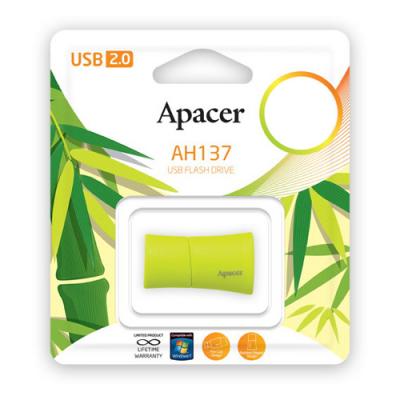 USB флеш накопичувач Apacer 16GB AH137 Green RP USB 2.0 (AP16GAH137G-1) - зображення 5