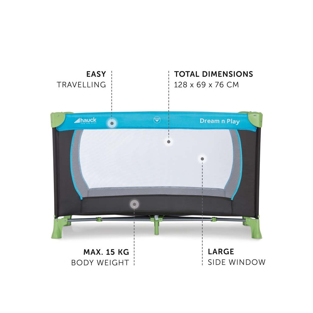 Дитячий манеж Hauck Dream N Play Water blue (60448-9) - зображення 9