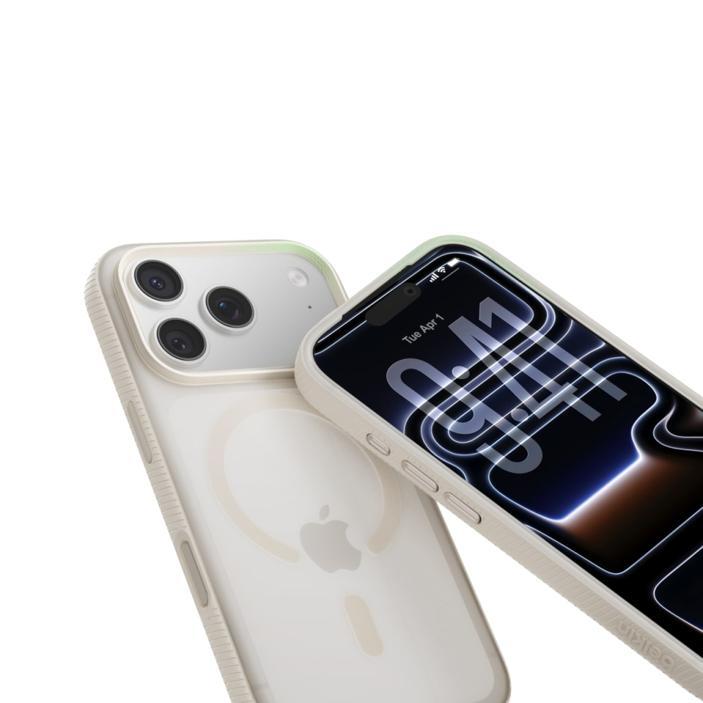 Чохол до мобільного телефона Belkin Magnetic Protective Grip iPhone 17 Pro Sand (MSA035HQSA) - изображение 3