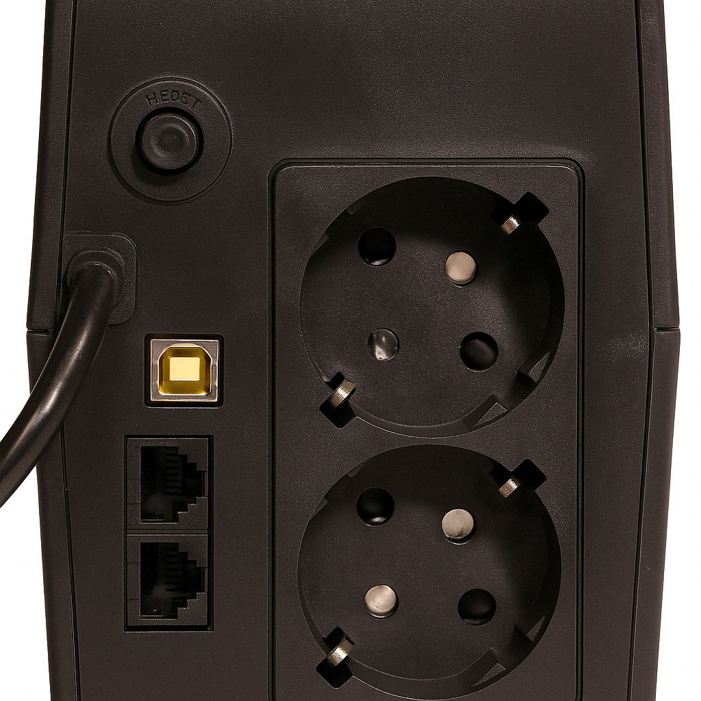 Пристрій безперебійного живлення GEAR GU-600PLCD - зображення 2