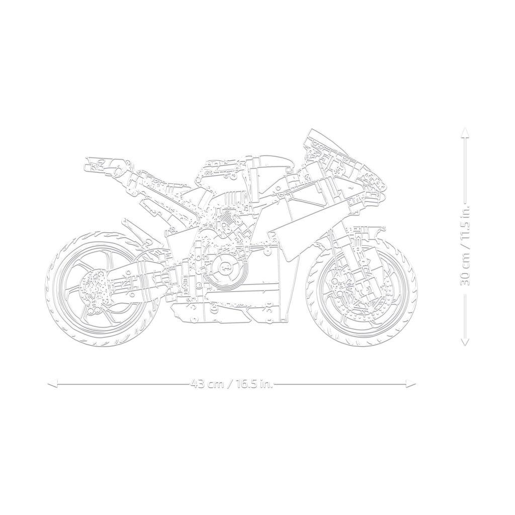 Конструктор LEGO Technic Мотоцикл Ducati Panigale V4 S (42202) - зображення 7