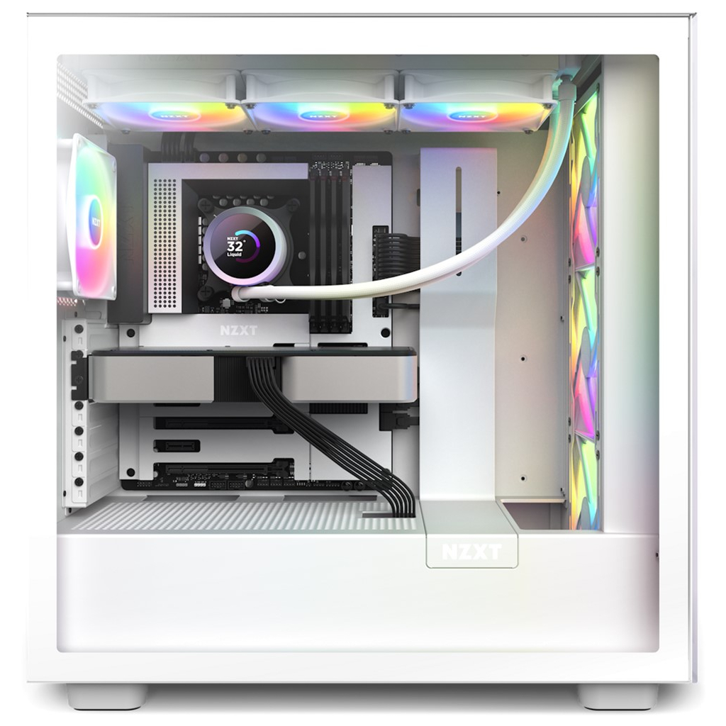 Система рідинного охолодження NZXT Kraken RGB 360mm AIO liquid cooler w/Display, (RL-KR360-W1) - зображення 5