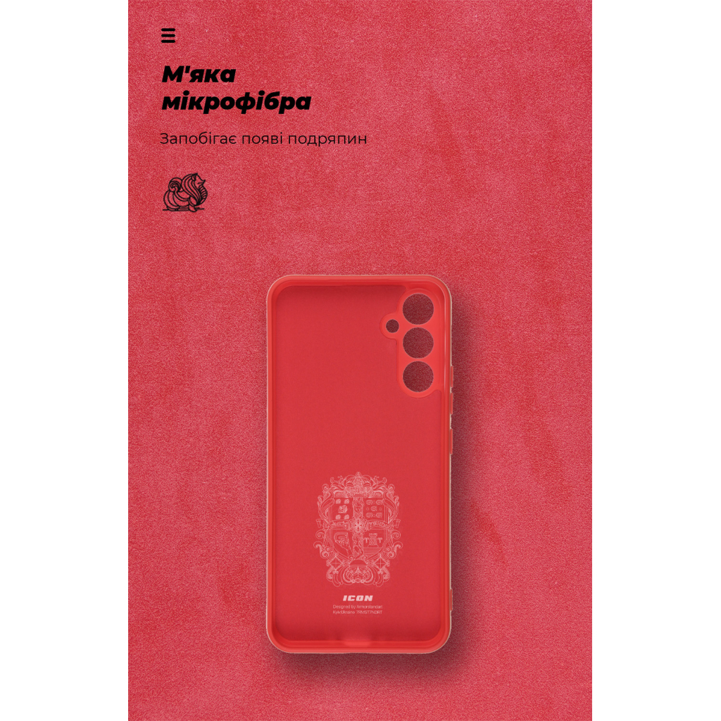Чохол до мобільного телефона Armorstandart ICON Case Samsung A34 5G (A346) Camera cover Red (ARM66173) - зображення 4
