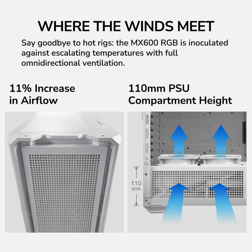 Корпус Cougar MX600 RGB White - изображение 11