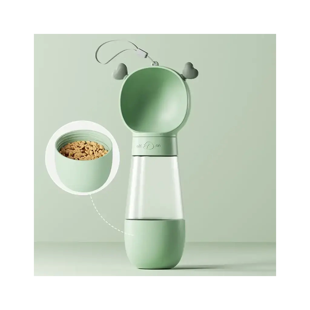 Посуд для собак Catmaster Пляшка-поїлка Зелена (6928949698451) - зображення 2