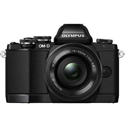 Цифровий фотоапарат Olympus E-M10 Pancake Zoom 14-42 mm Kit black (V207023BE000) - зображення 2