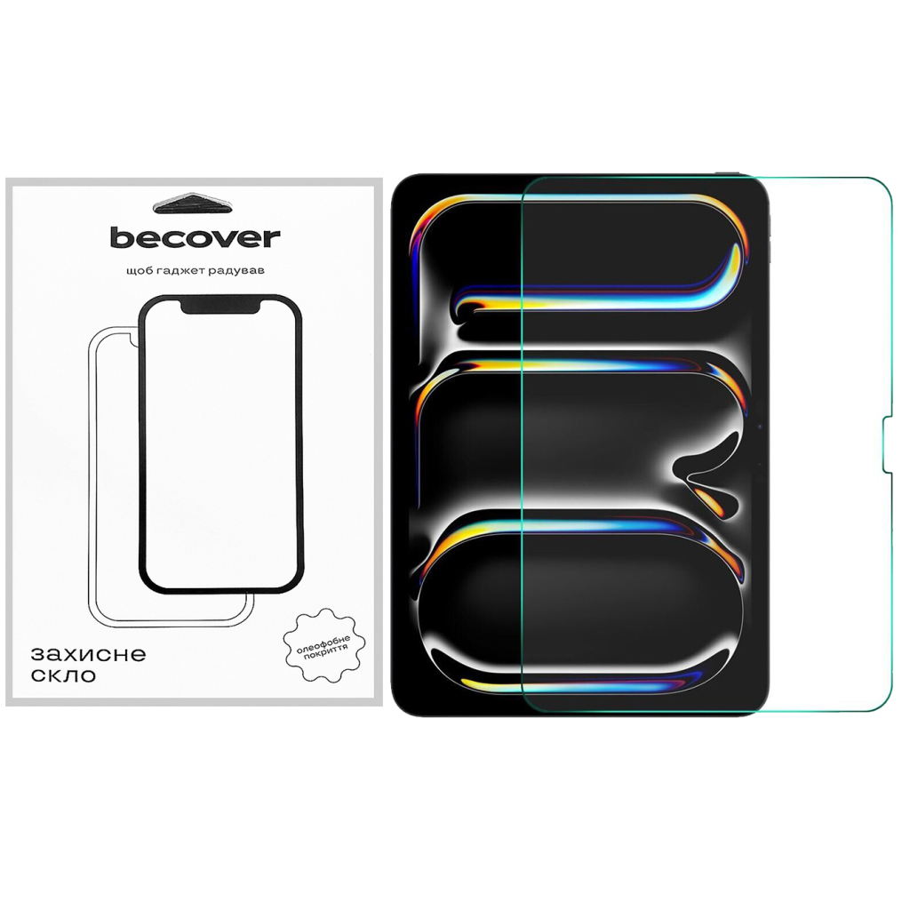 Скло захисне BeCover Apple iPad Pro 11" M4 2024 (711673) - зображення 1