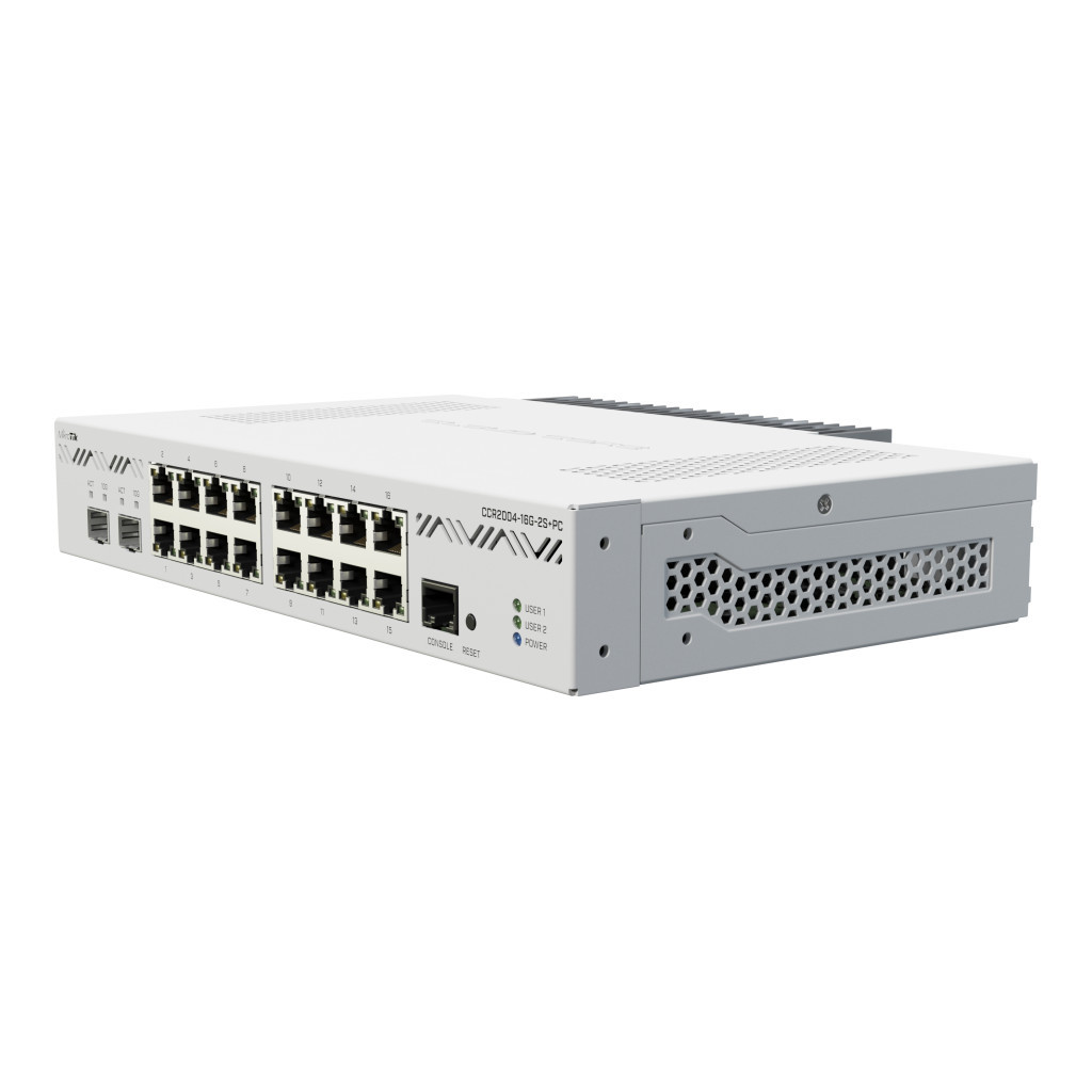Комутатор мережевий Mikrotik CCR2004-16G-2S+PC - зображення 3