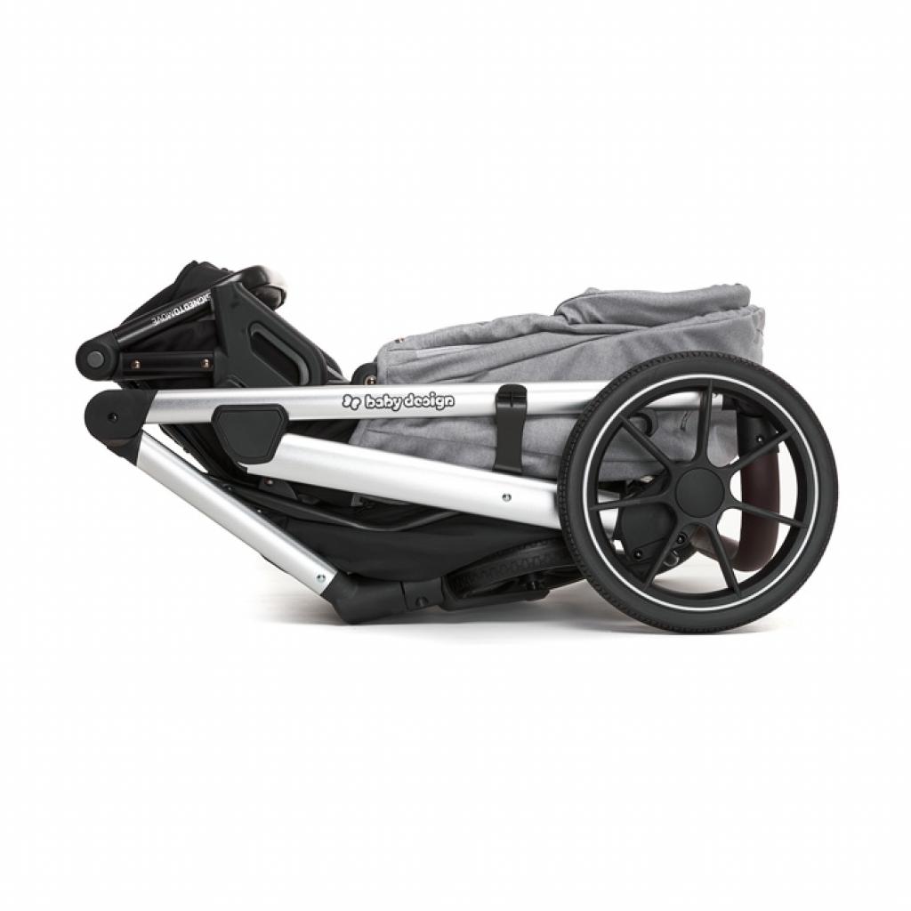Коляска Baby Design 2 в 1 Bueno 107 GRAY (203565) - зображення 9