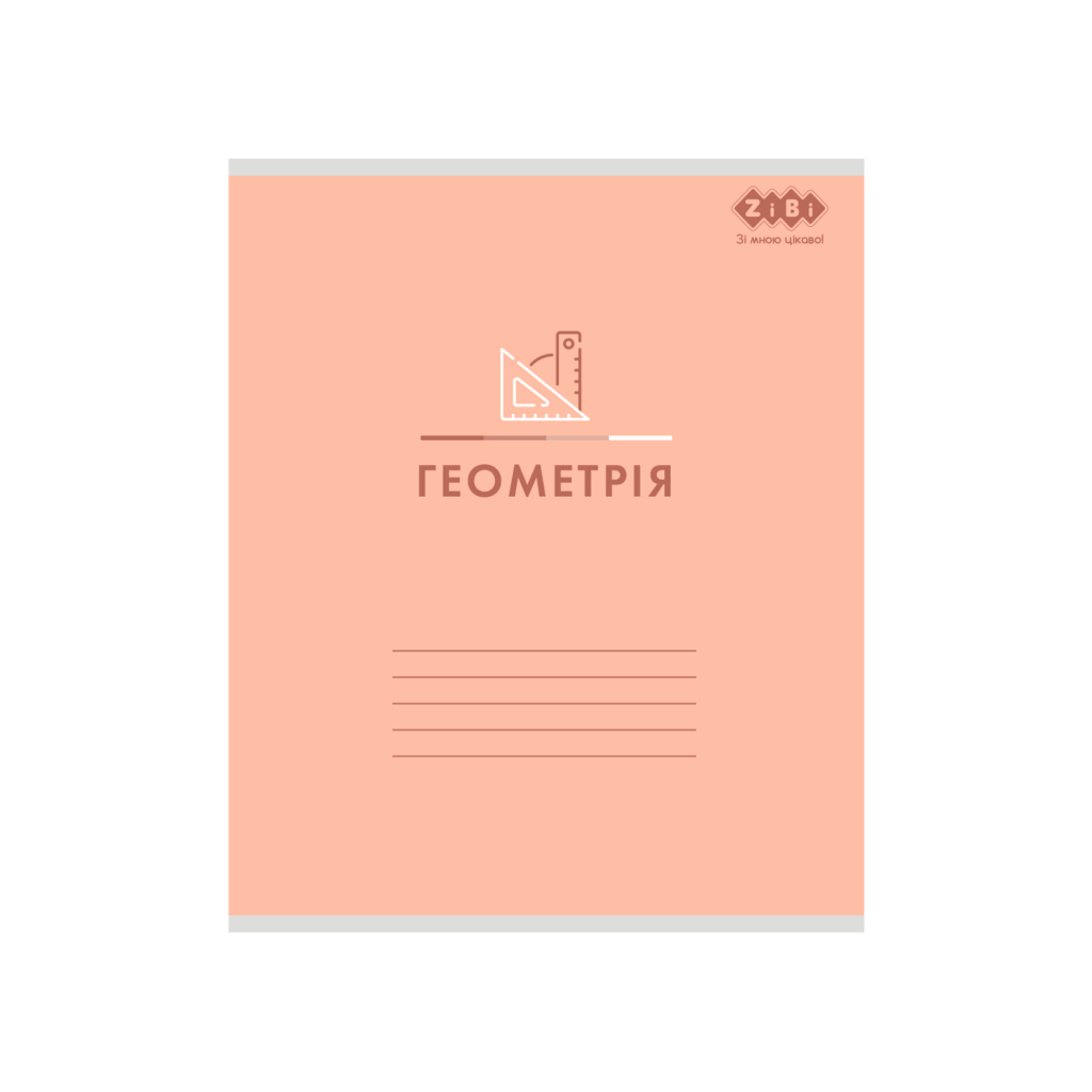 Зошит ZiBi набір учнівських PASTEL 48 аркушів клітинка 10 штук, 8 предметів (ZB.1701-99) - зображення 2