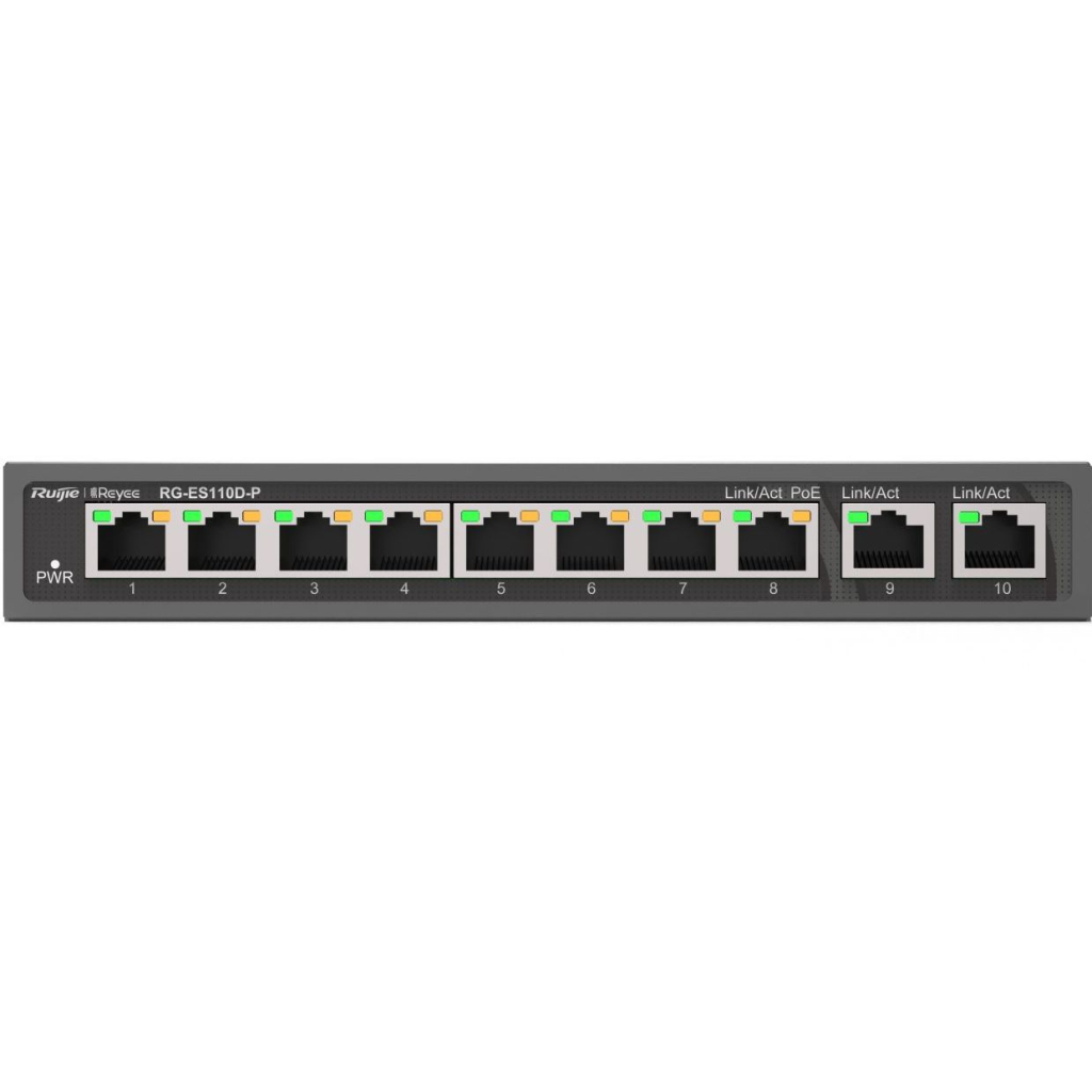 Комутатор мережевий Ruijie Networks RG-ES110D-P - зображення 1