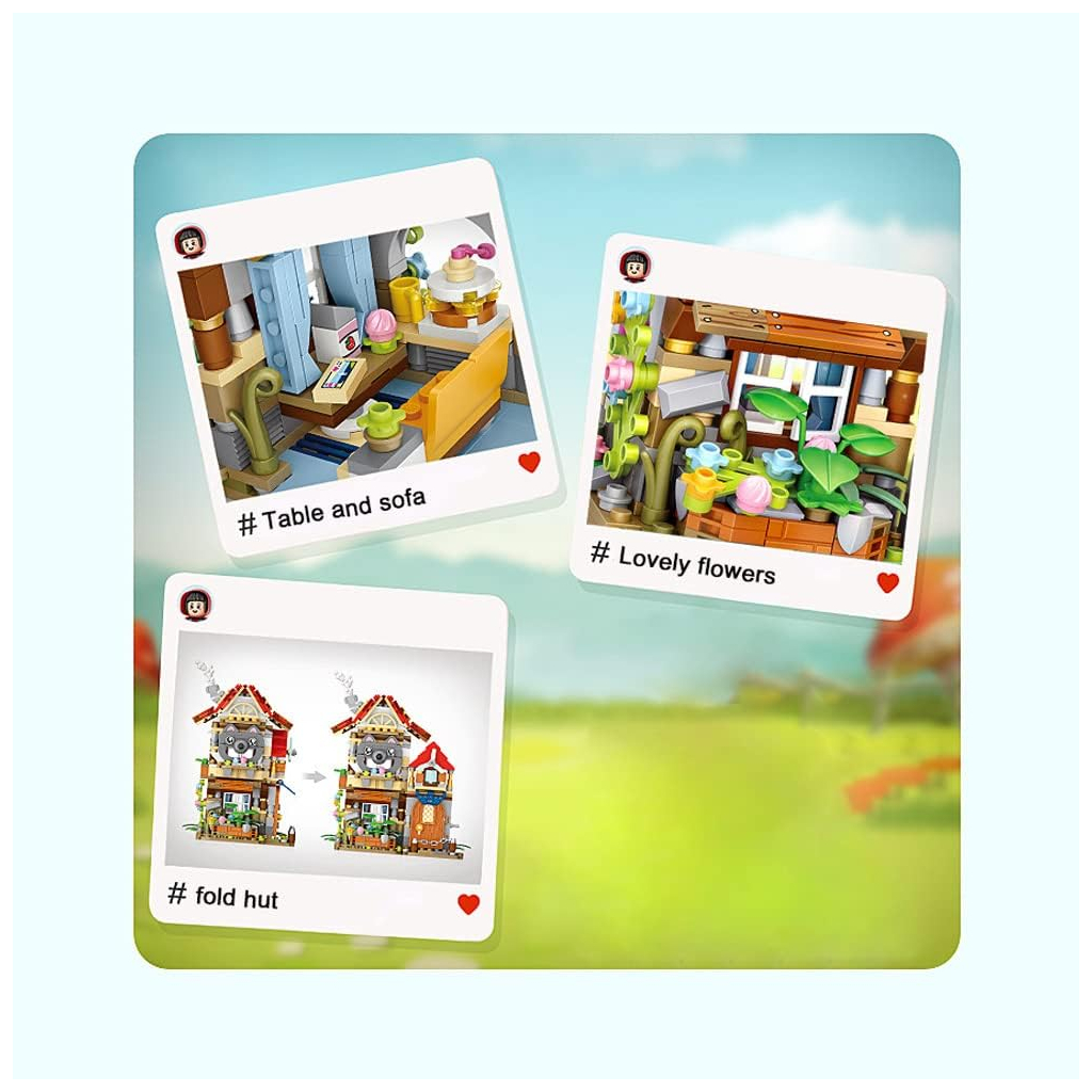 Конструктор LOZ mini Лісова хатина без фігурок (1225) - зображення 2