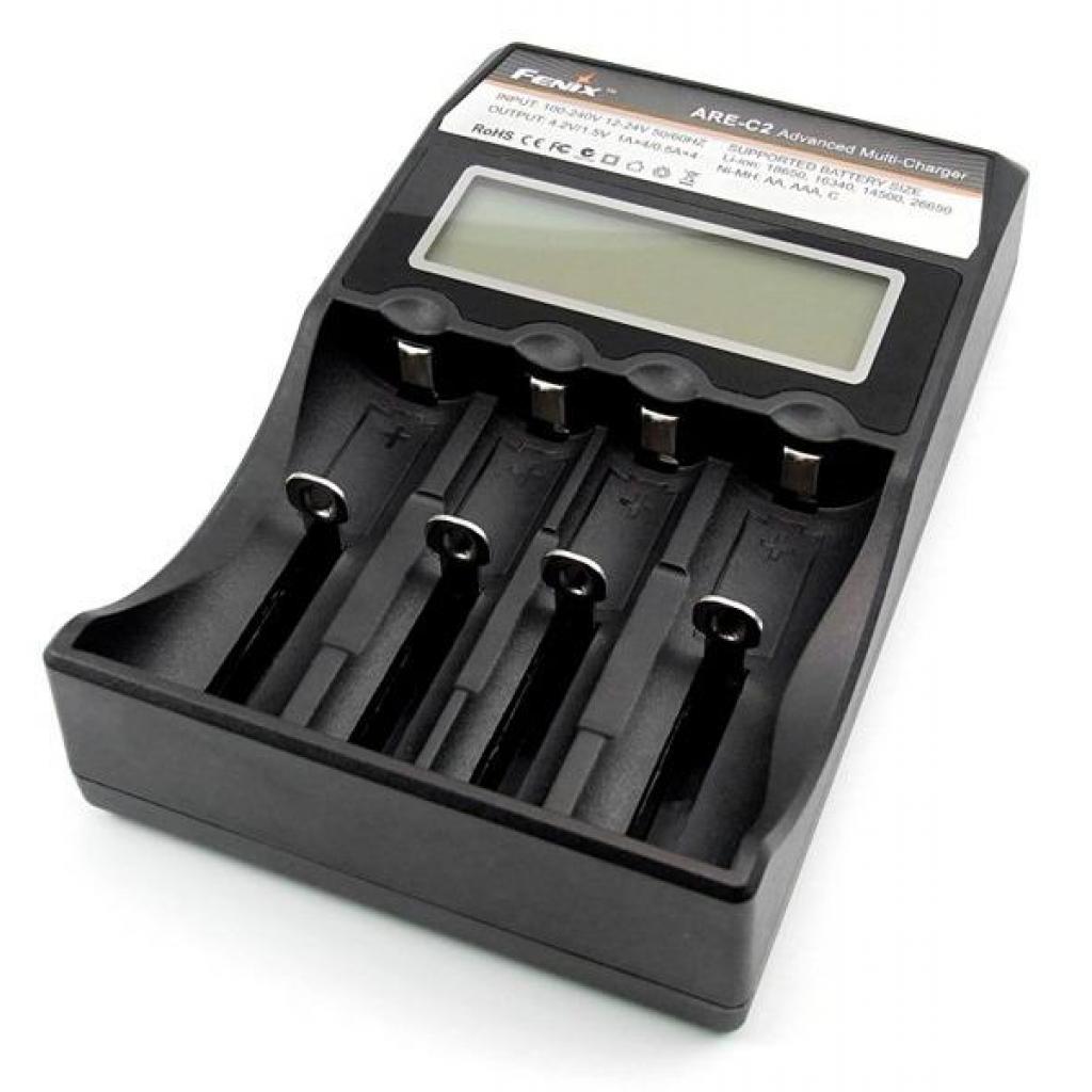 Зарядний пристрій для акумуляторів Fenix Charger ARE-C2 (18650, 16340, 14500, 26650, AA, ААА, С) (ARE-C2) - зображення 1