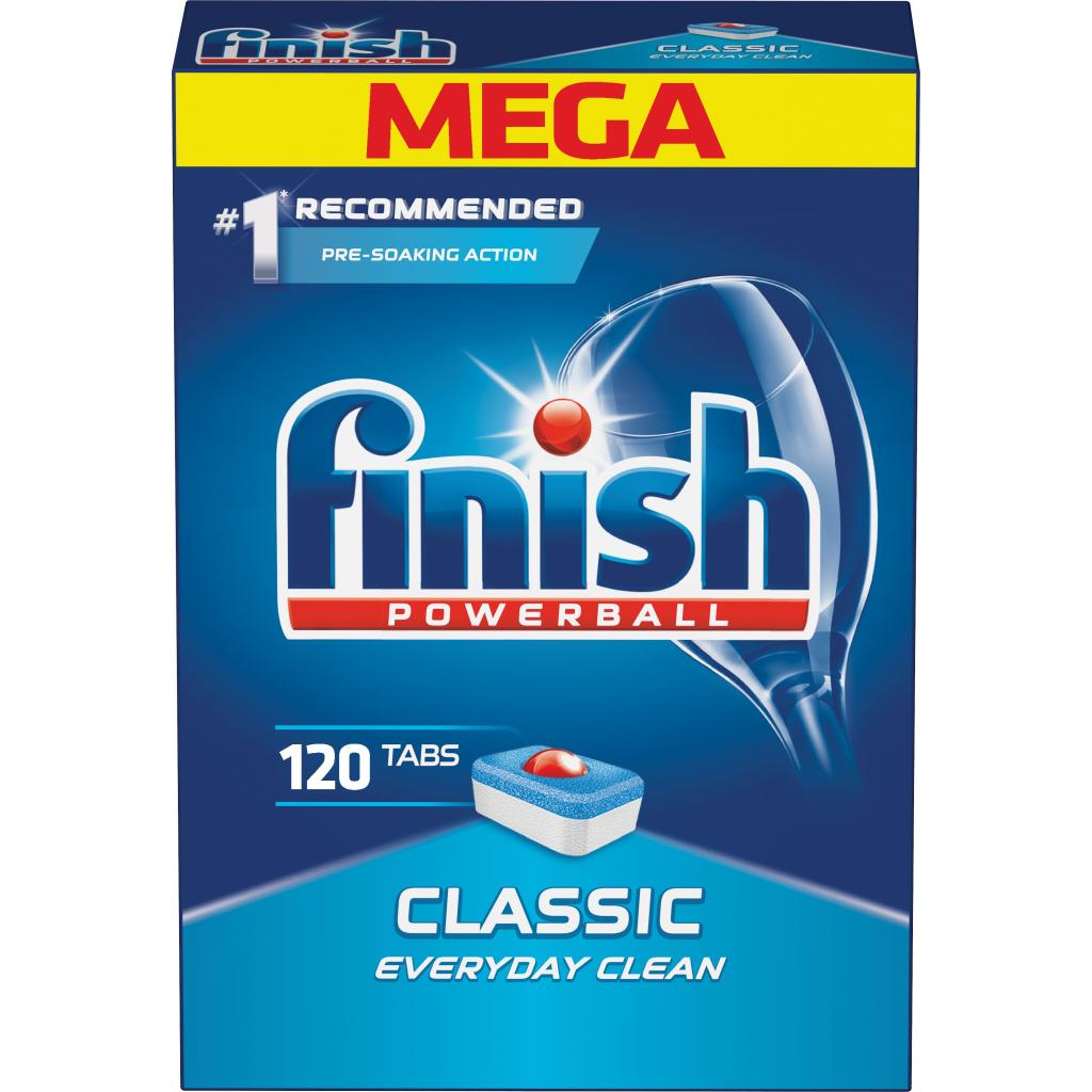 Таблетки для посудомийних машин Finish Powerball 120 шт (5997321748153) - зображення 1