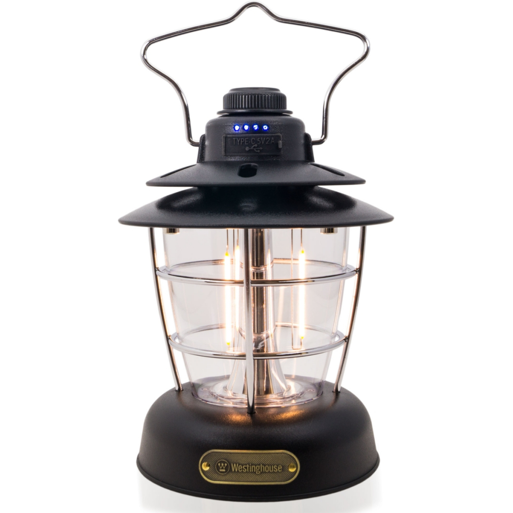 Ліхтар Westinghouse RETRO 6W LED Filament WF241 Type-C з функцією Power Bank Чорний (WF241-CB(Black)) - зображення 5