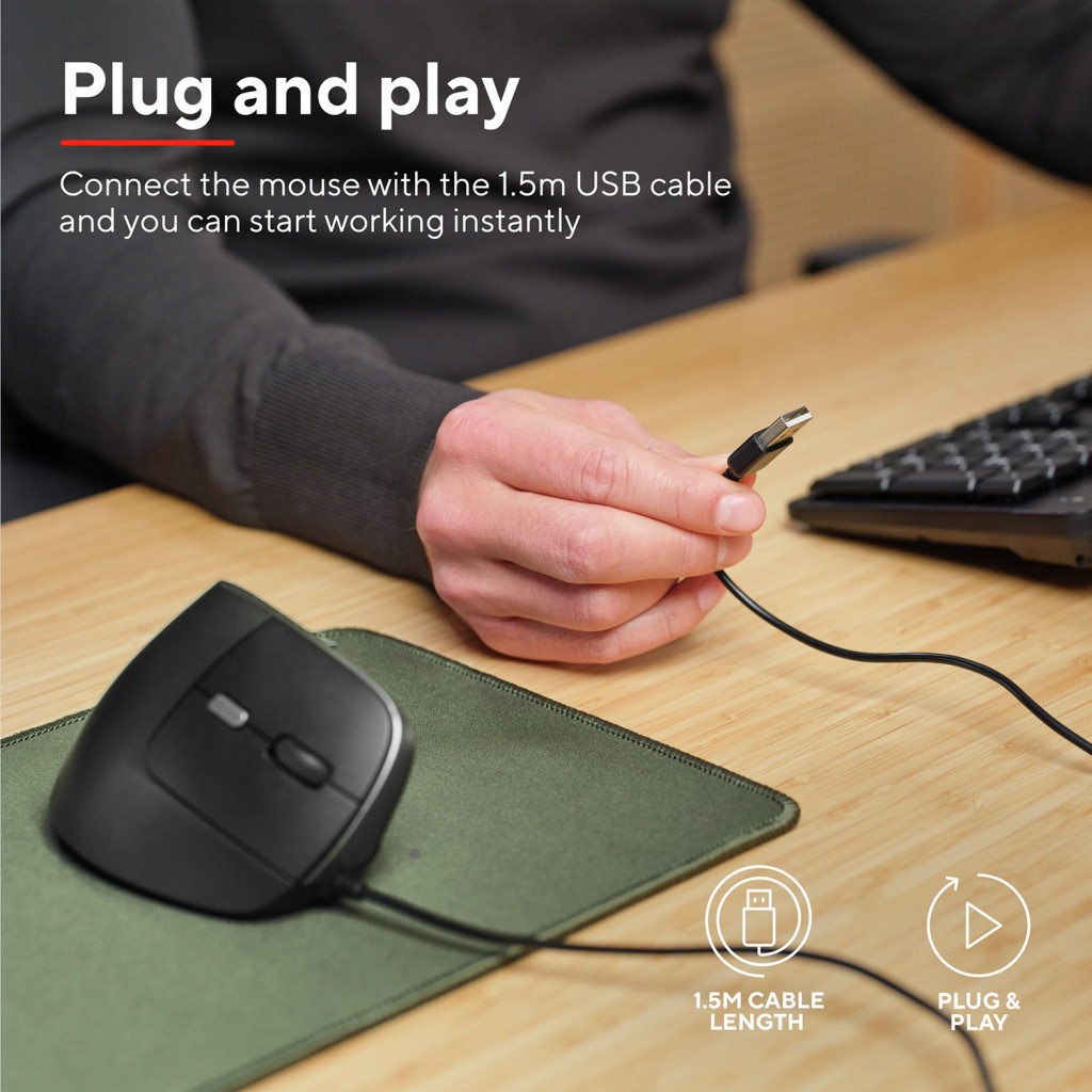 Мишка Trust Bayo II Ergonomic USB Black (25144) - зображення 10