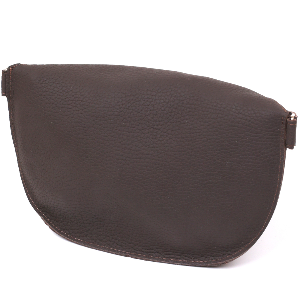 Сумка Shvigel Шкіряна матова бананка Коричнева (16381) - зображення 2