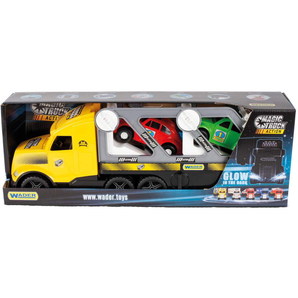 Спецтехніка Wader Magic Truck з авто купе (36230) - зображення 2