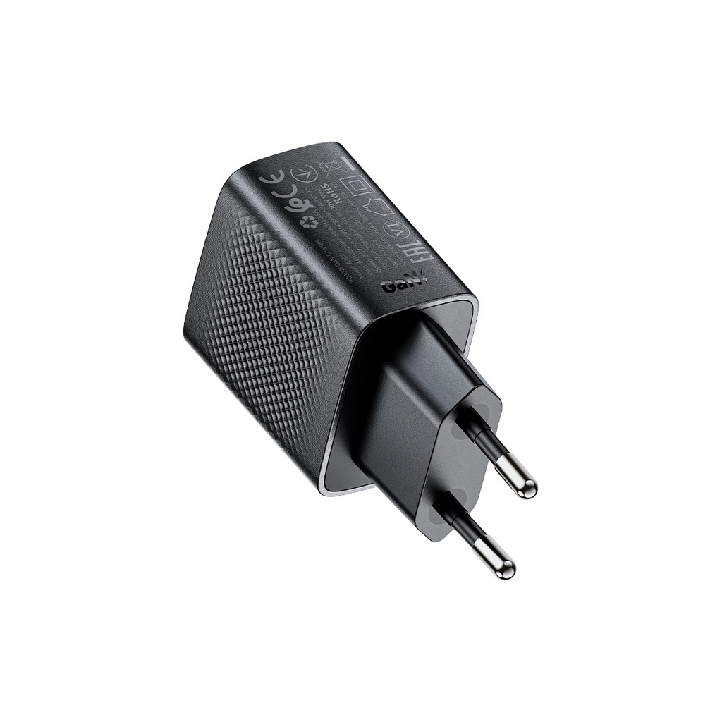 Зарядний пристрій Acefast A102 USB-C PD30W GaN Black (6974316283287) - зображення 4
