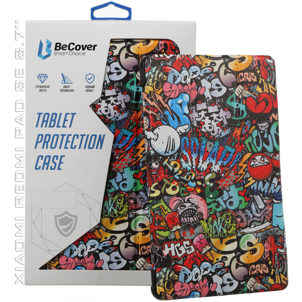 Чохол до планшета BeCover Smart Case Xiaomi Redmi Pad SE 8.7" Graffiti (711913) - зображення 7