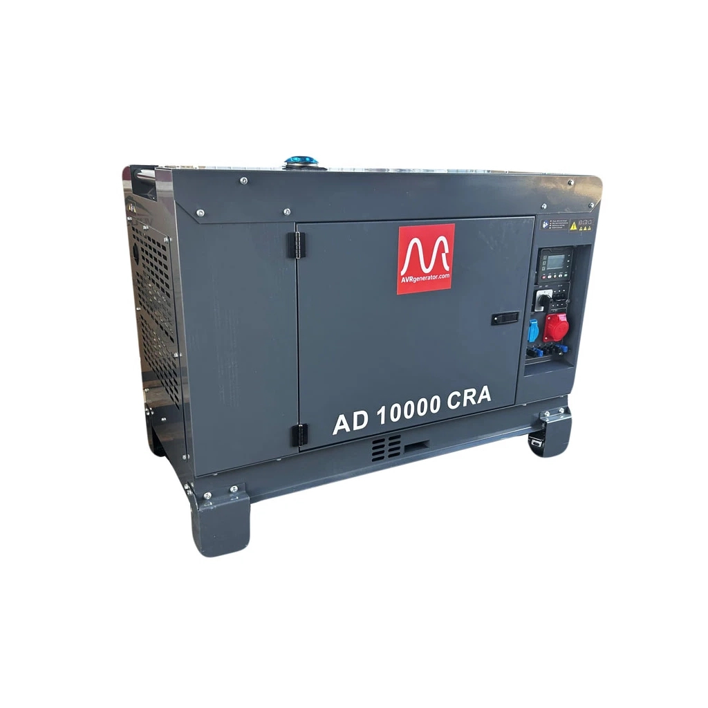Генератор Metier AD10000CRA дизель, 1/3ф, 3ф-8,0kW, 1ф-7,2kW бак-25л, ел.старт (AD10000CRA) - зображення 3