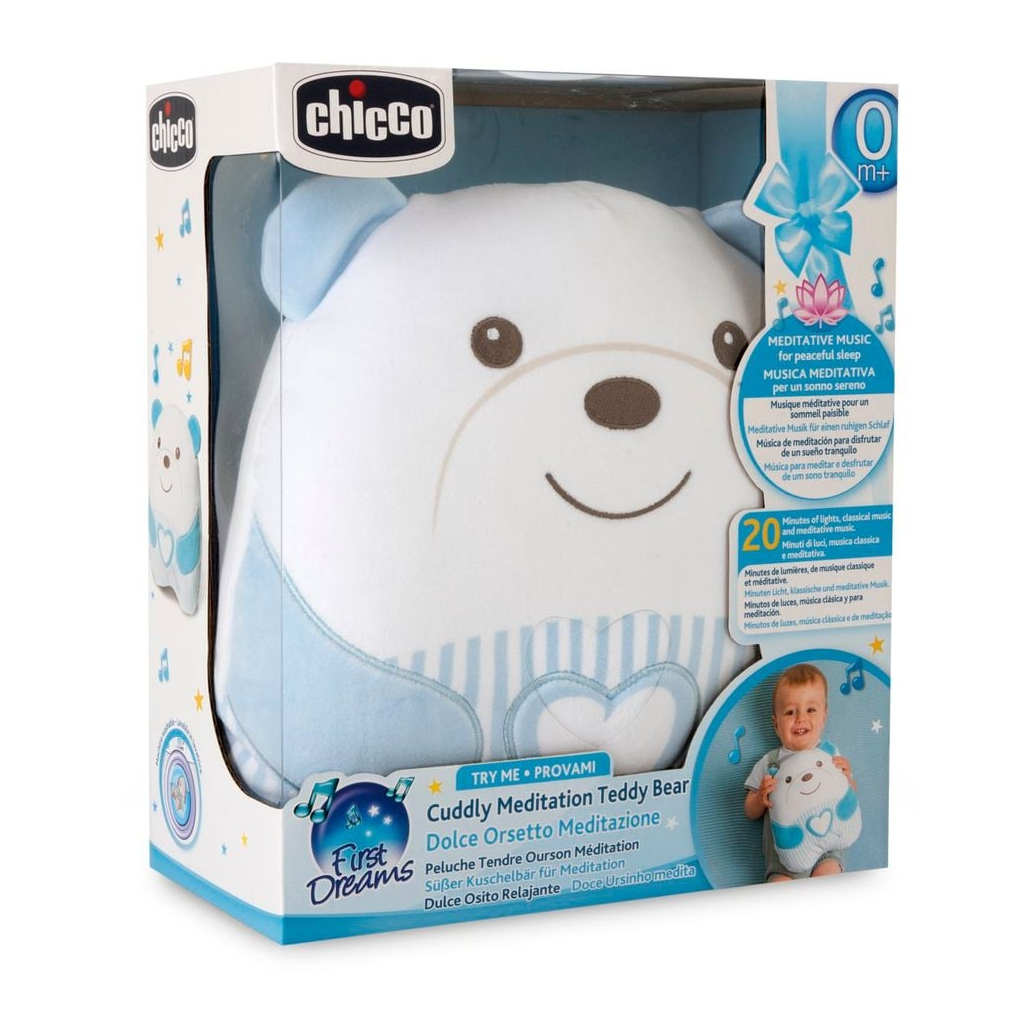 М'яка іграшка Chicco м'яка музична Заспокійливе ведмежа блакитний (12266.20) - зображення 3