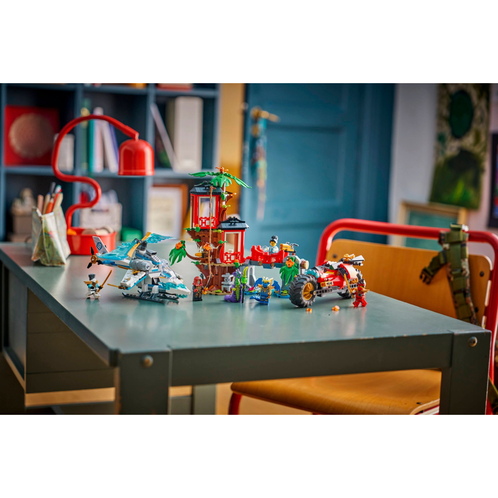 Конструктор LEGO Ninjago Автомобільна битва ніндзя біля будинку на дереві (71857) - зображення 11