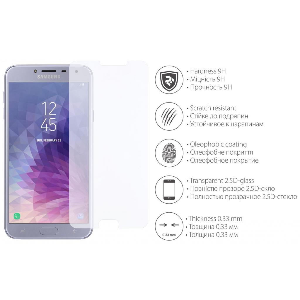 Скло захисне 2E для Samsung Galaxy J4 2.5D Clear (2E-TGSG-GJ4-25D) - зображення 3
