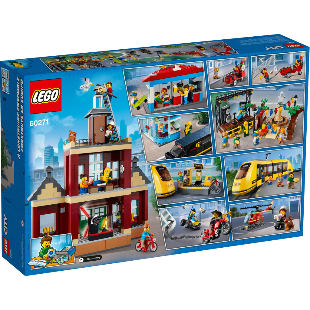Конструктор LEGO City Міська площа 1517 деталей (60271) - зображення 12