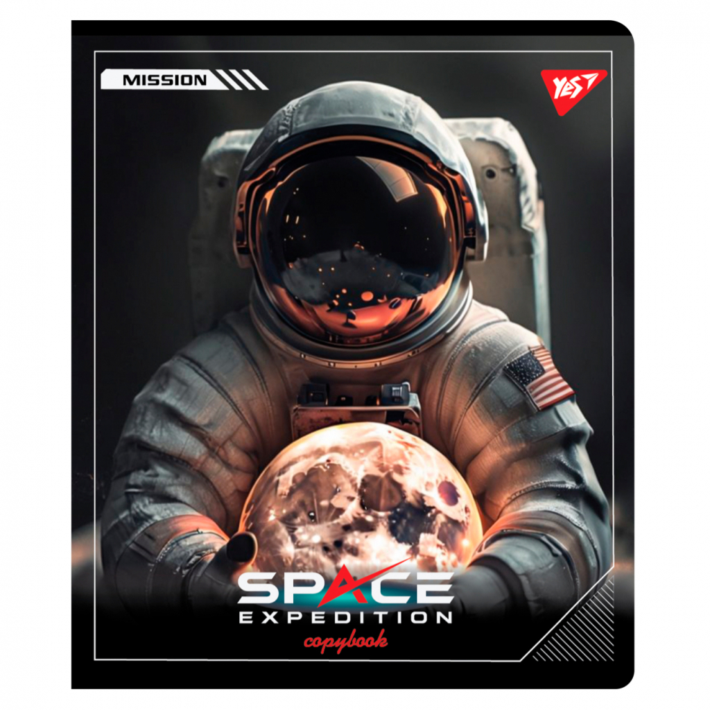 Зошит Yes Space expedition А5 48 аркушів клітинка (767550) - зображення 5