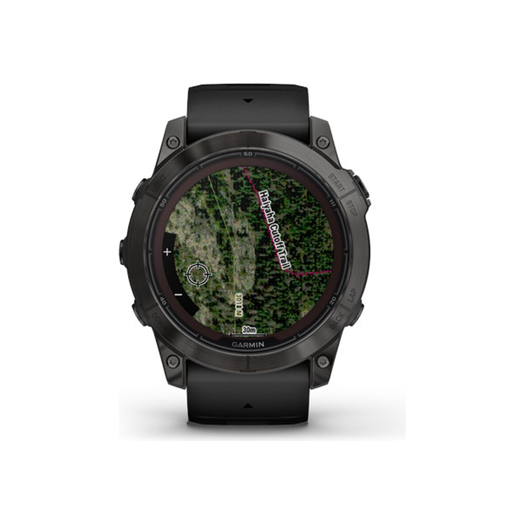 Смарт-годинник Garmin fenix 7X Pro Saph Solar, Carbon Gray Ti w/ Black Band, GPS (010-02778-11) - зображення 4