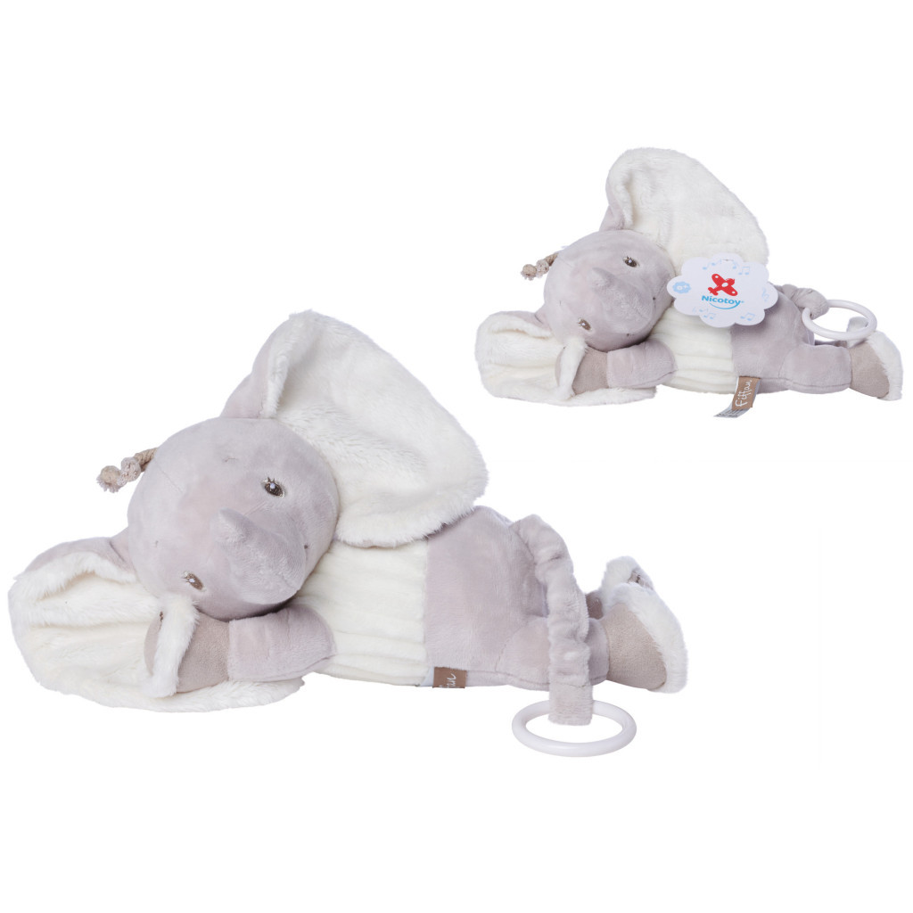 М'яка іграшка Nicotoy музична Слоненя 25 см (5790063) - зображення 3