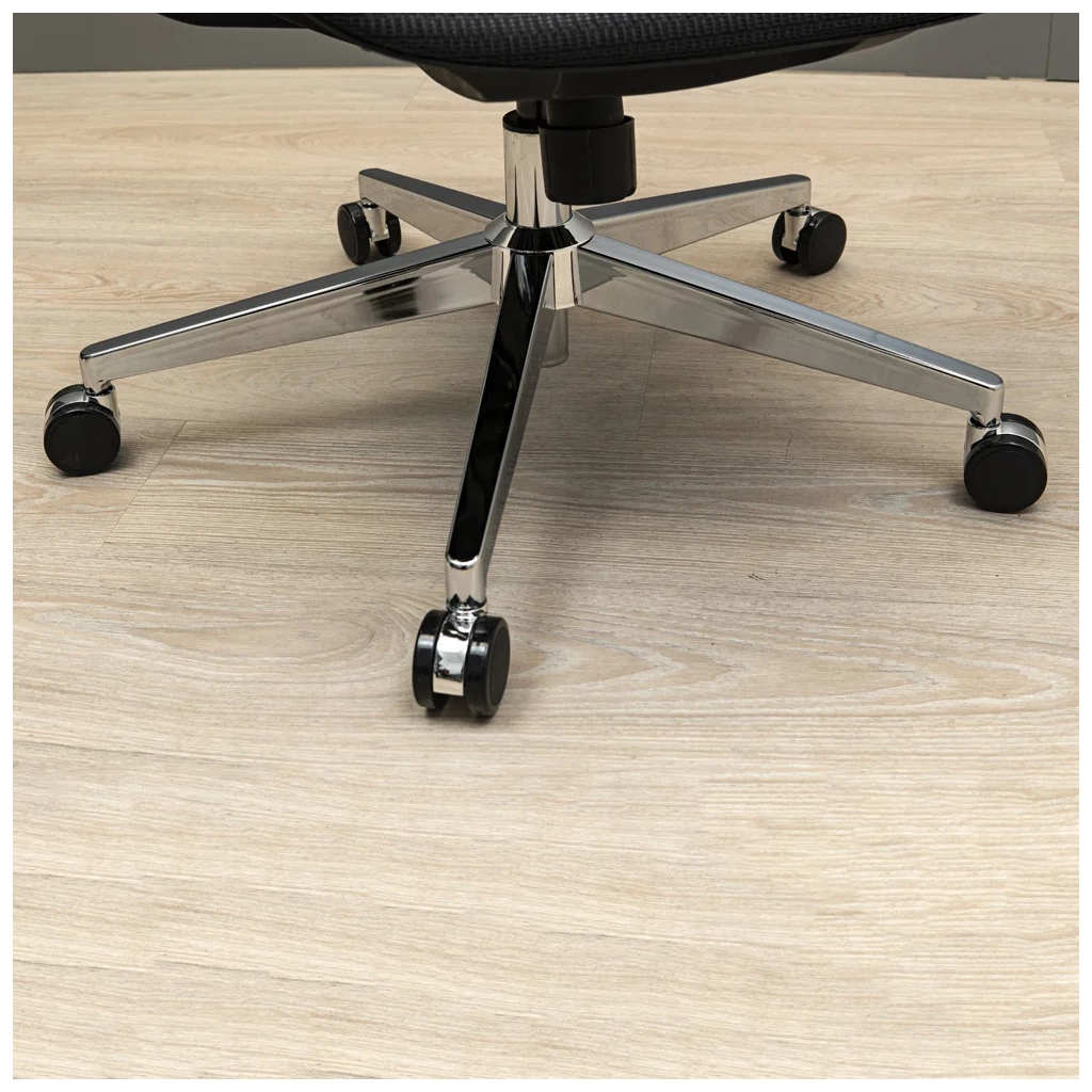 Офісне крісло Richman Ерговік Хром Synchro Сітка Чорне (R00000052545) - зображення 10