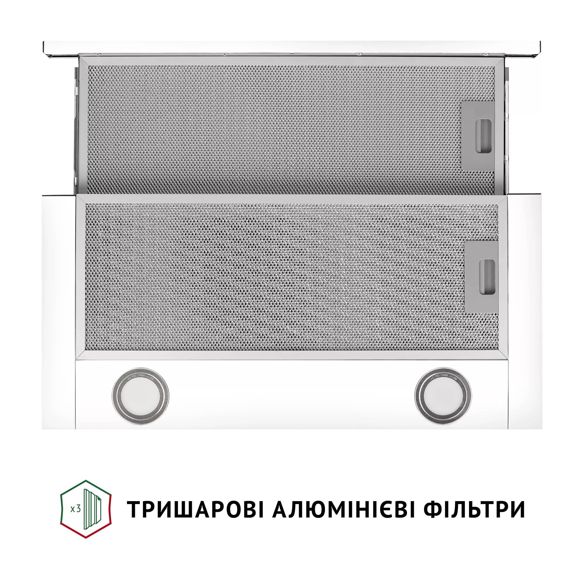 Витяжка Perfelli TL 602 WH LED - зображення 7