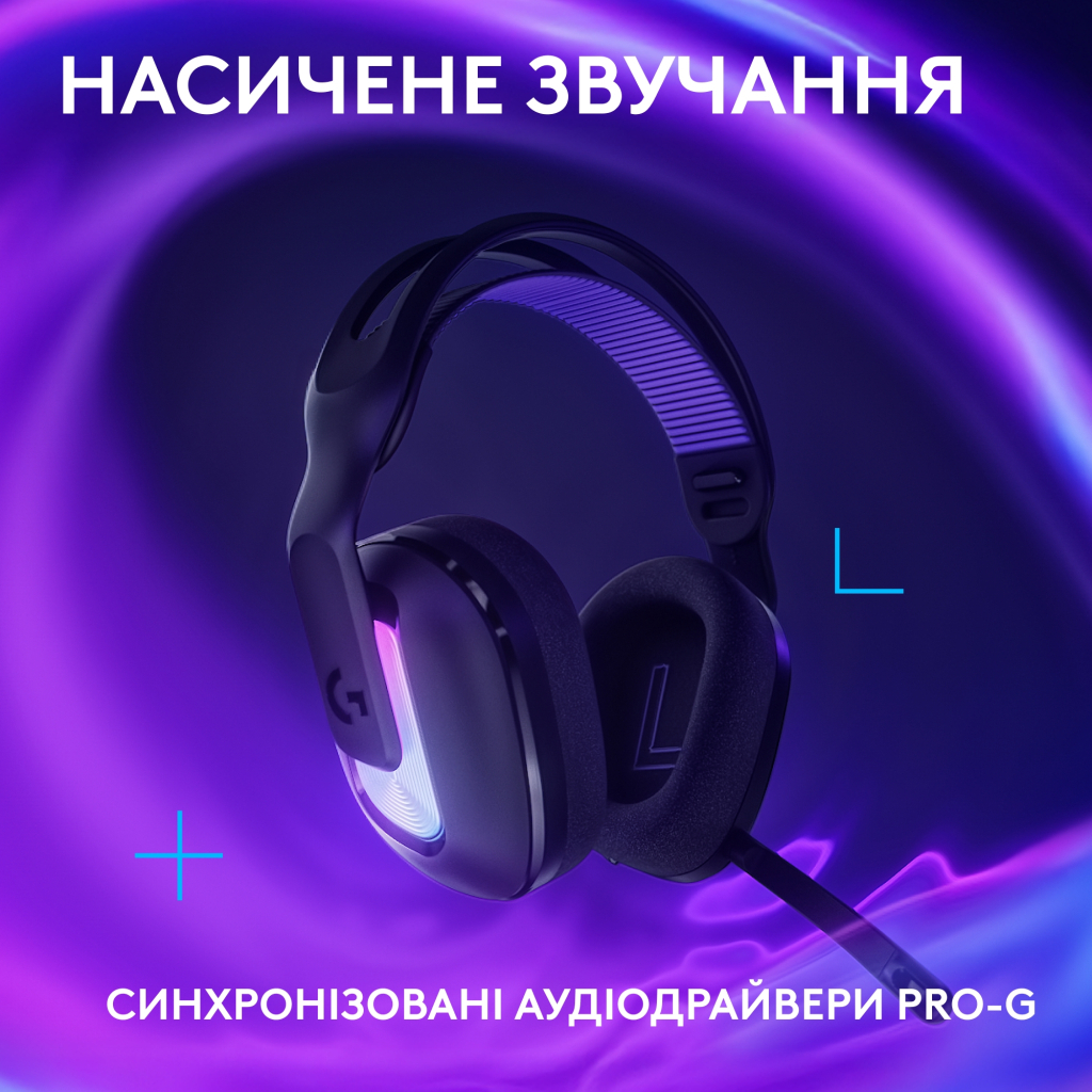 Навушники Logitech G522 Lightspeed Wireless Gaming Headset Black (981-001544) - зображення 6